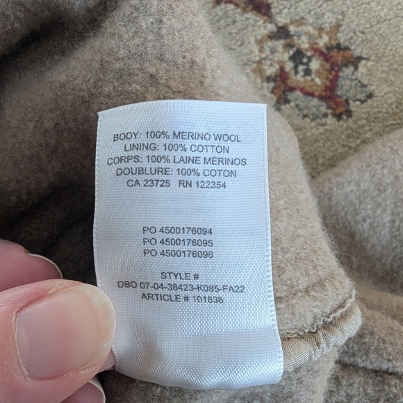 Wilfred Free The Ganna Cropped Shirt Jacket Wool - Picture 10 of 10